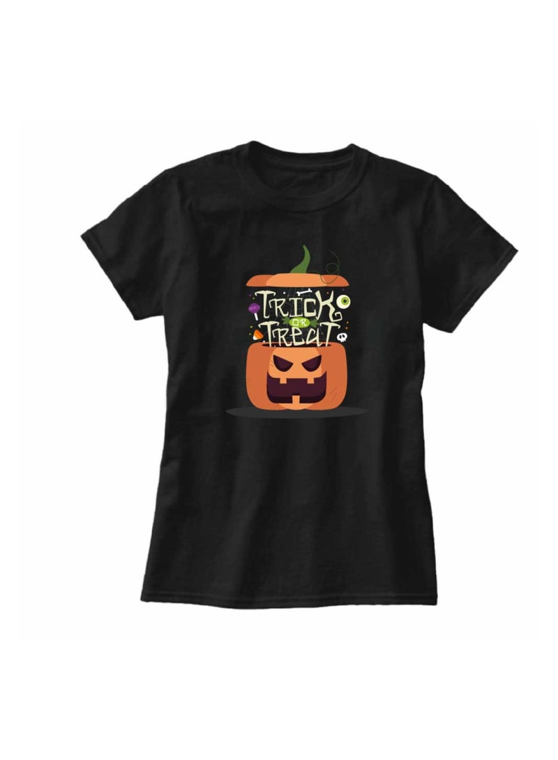 برينت شوب فور مي تي شيرت الهالوين للنساء على شكل يقطين تي شيرت نسائي مثالي لهدية عيد الشكر والهالوين هدايا تذكارية مثالية ومفضلات الحفلات - Image 3