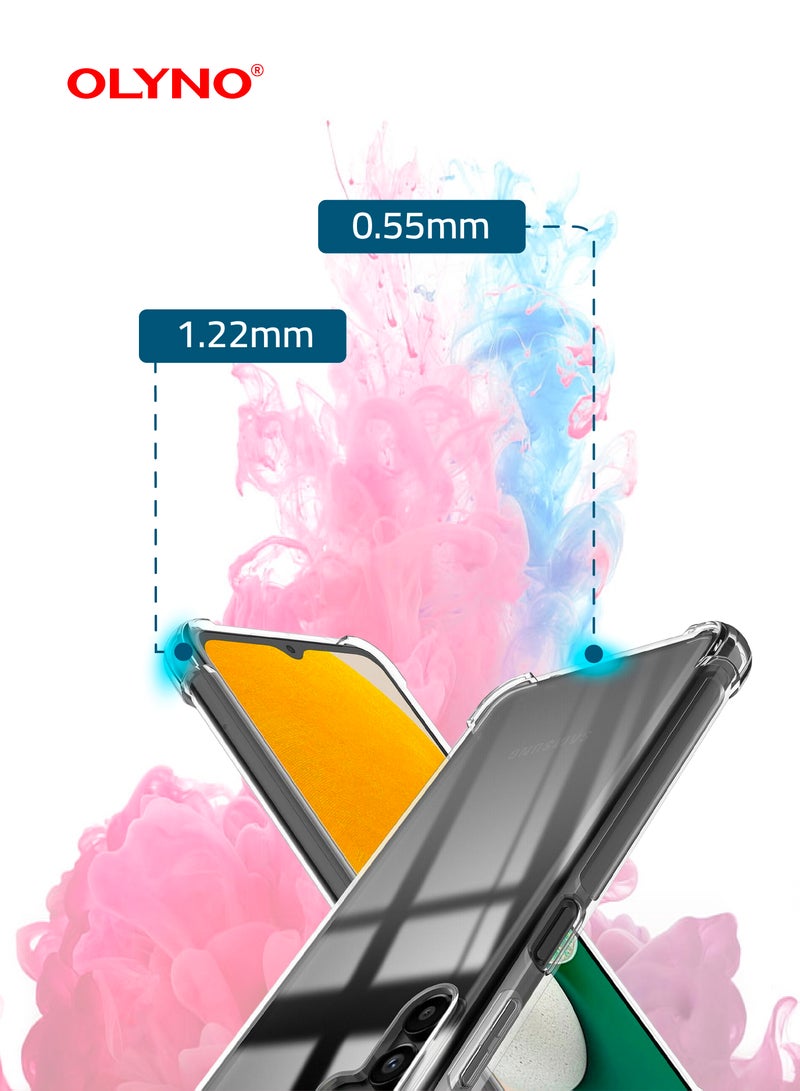 أولينو غطاء خلفي شفاف من بريستين مع حماية من السقوط لسامسونج ايه 13 5 جي - Image 1