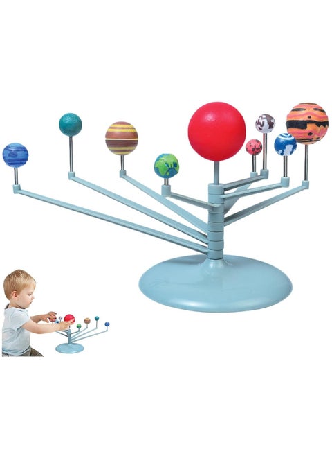 Solar System Model Kit for Kids,Glow In The Dark Solar System Glow in The Dark 3D Planets Arts and Crafts Science Kits Toys for Kids Aged 8+
