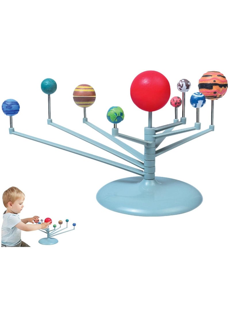ORiTi - Solar System Model Kit for Kids,Glow In The Dark Solar System Glow in The Dark 3D Planets Arts and Crafts Science Kits Toys for Kids Aged 8+ - Image 1