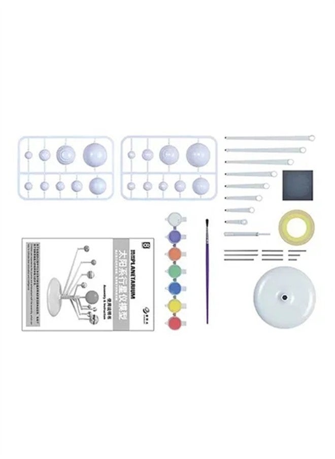 ORiTi - Solar System Model Kit for Kids,Glow In The Dark Solar System Glow in The Dark 3D Planets Arts and Crafts Science Kits Toys for Kids Aged 8+ - Image 1