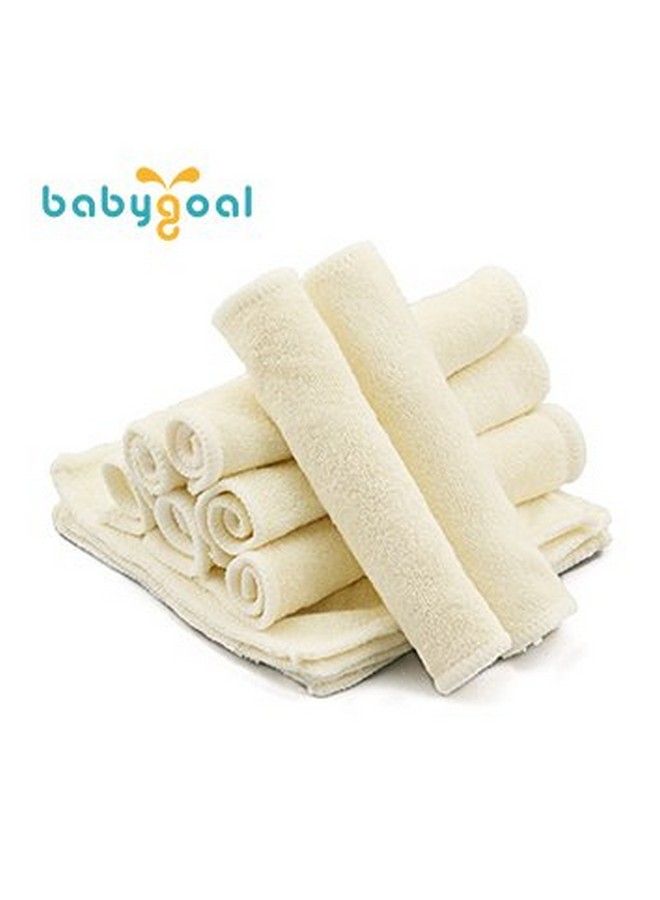 babygoal مناديل أطفال قابلة لإعادة الاستخدام من الخيزران، مناديل وجه قابلة للغسل بحجم صغير، عبوة من 12 منديلًا قماشيًا 12Bw01F - Image 5