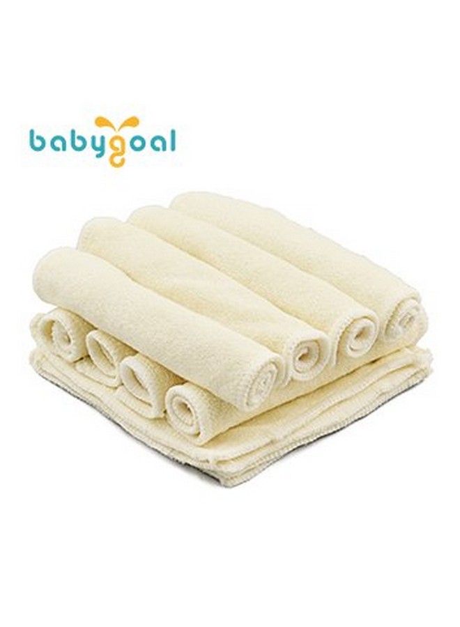 babygoal مناديل أطفال قابلة لإعادة الاستخدام من الخيزران، مناديل وجه قابلة للغسل بحجم صغير، عبوة من 12 منديلًا قماشيًا 12Bw01F - Image 4