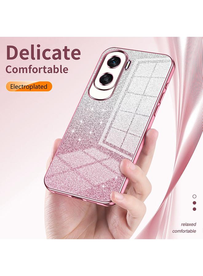 S-TOP Case For Honor X20 SE / Huawei nova 10z Gradient Glitter Powder Electroplated Phone Case - Image 5