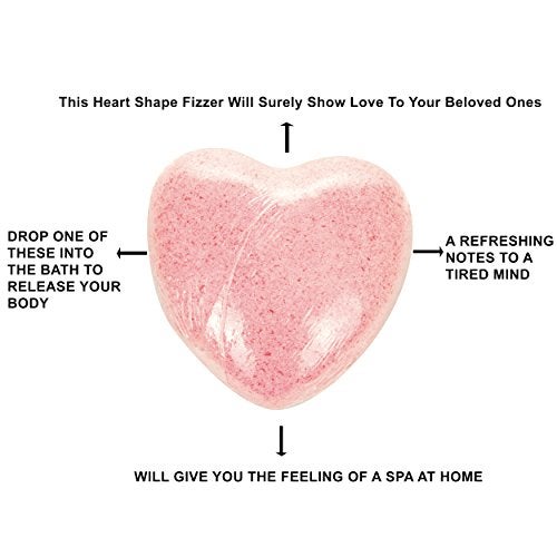 Lovestee Mothers Day Gifts, Spa Baskets for Women Bath and Body Basket for Women, Includes Love of Rose Shower Gel, Bubble Bath, Body Lotion, Bath Salt, Red Bath Puff and Heart Bath Bomb - Image 5