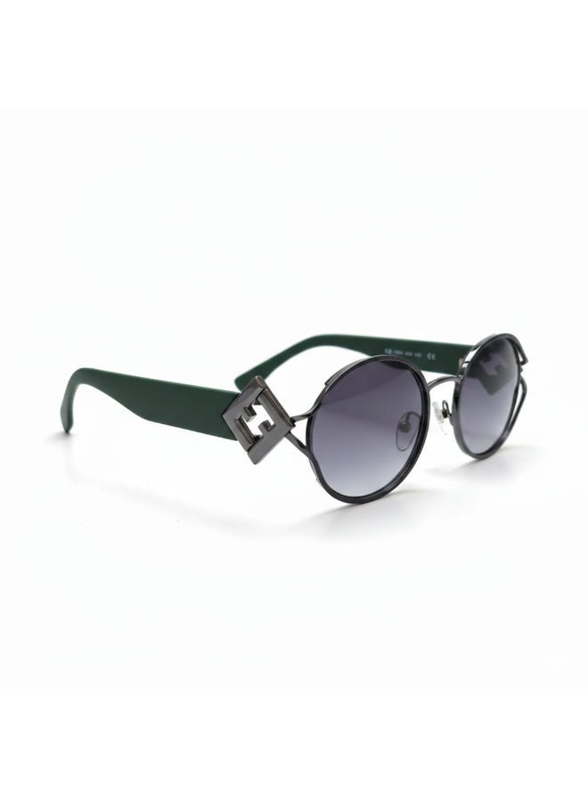 Luxury Oval Sunglasses with Premium Metal Eyewear for Men & Women - Image 3
