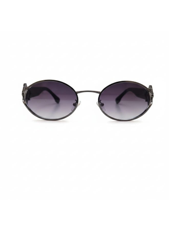 Luxury Oval Sunglasses with Premium Metal Eyewear for Men & Women - Image 1