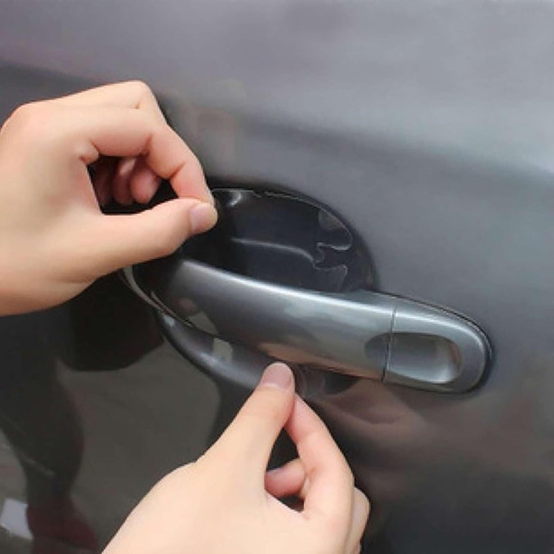 EzAuto Wrap 4PCs 3M Scotchguard Clear Door Cup Handle Paint Scratch Protection Guard Film - Image 4