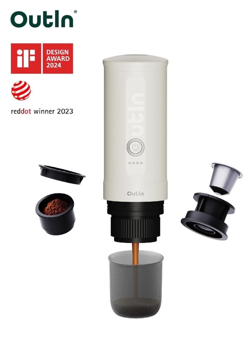 أووةن Outin Nano Portable Espresso Machine pearl White - Image 1