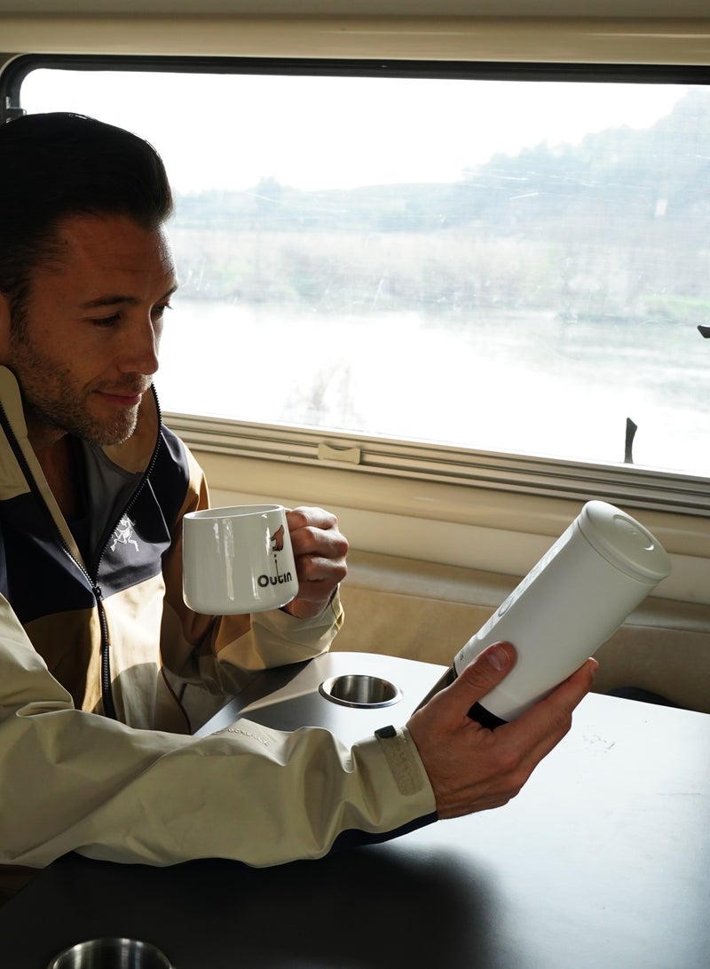 أووةن Outin Nano Portable Espresso Machine pearl White - Image 5