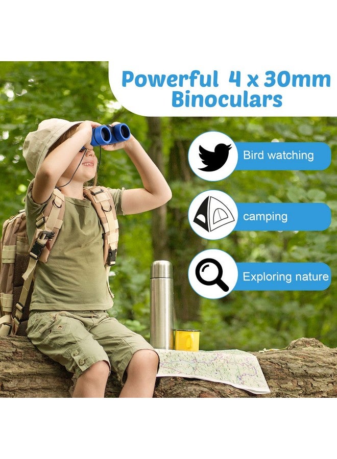 Yunsailing 12 Pcs Kids Binoculars - Shock Proof, Folding, Small Telescope for Age 3-12 Boys & Girls - Educational Learning Binoculars for Hunting, Bird Watching, Camping & Outdoor - Image 4