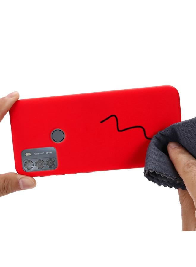 S-TOP Case For Motorola Moto G50 Pure Color Liquid Silicone Shockproof Full Coverage Case - Image 5