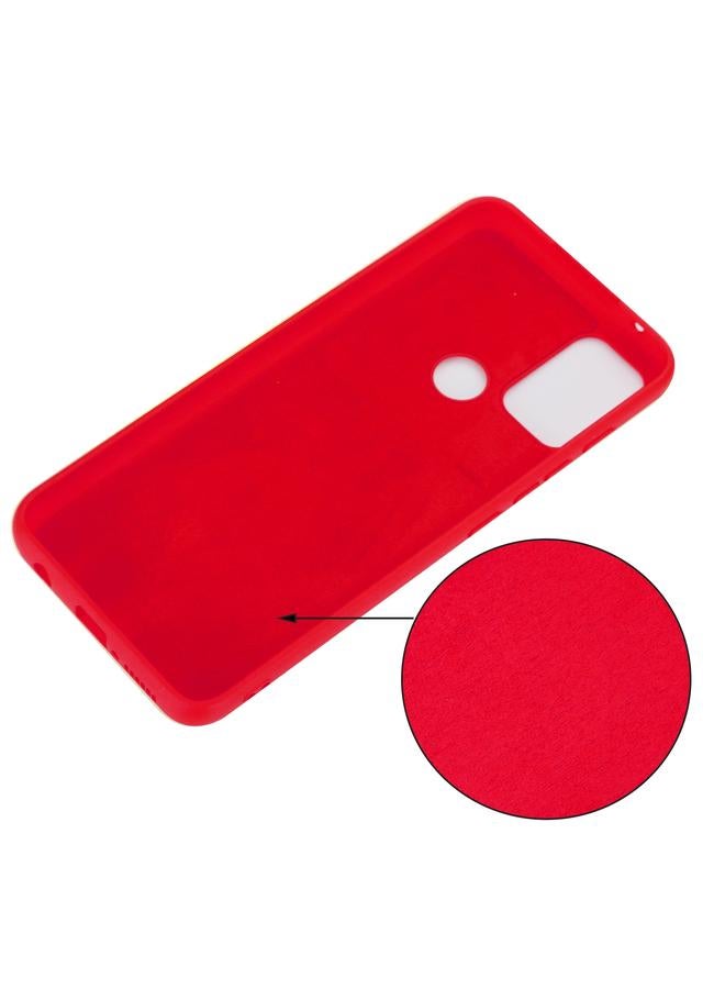 S-TOP Case For Motorola Moto G50 Pure Color Liquid Silicone Shockproof Full Coverage Case - Image 4