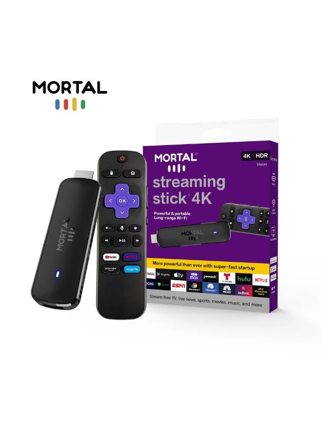 عصا بث MORTAL Q8 Ultra 4K مع نظام أندرويد 14.0 ومعالج رباعي النواة - Image 1