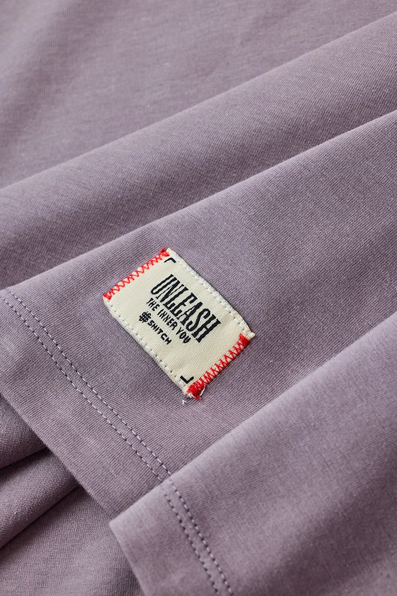 SNITCH Basic Side Slit Stretch T-Shirt