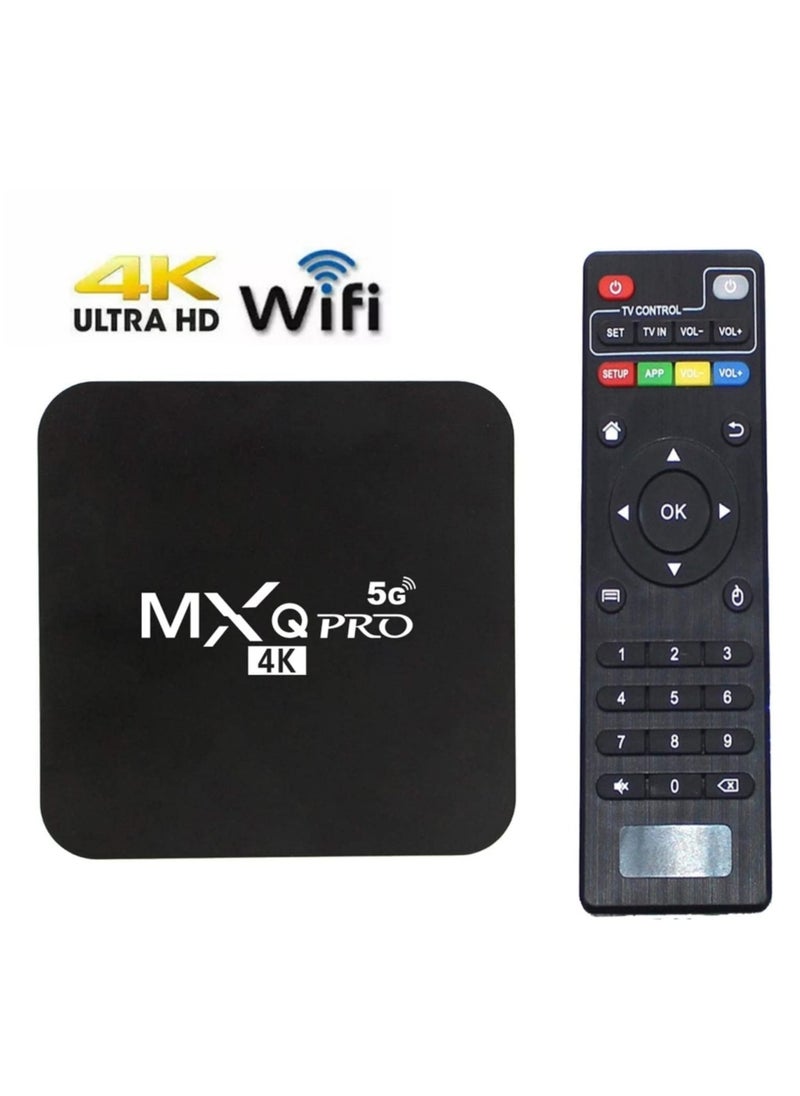 MXQ - 4K Smart TV Box Android 11.1 مشغل الوسائط المنزلي رباعي النواة - Image 1