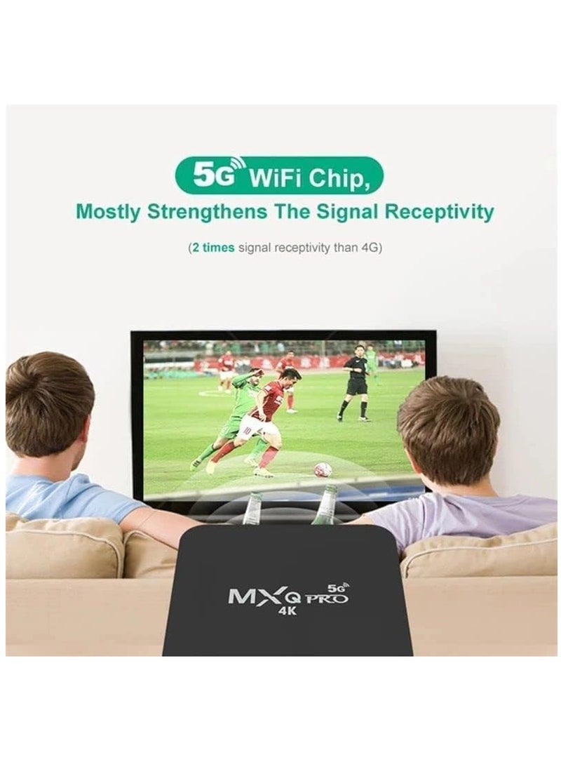 MXQ - 4K Smart TV Box Android 11.1 مشغل الوسائط المنزلي رباعي النواة - Image 1