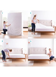 erorex Ls1Pqqep Hypoallergenic Breathable Protector Queen Mattress Encasement  - Image 2
