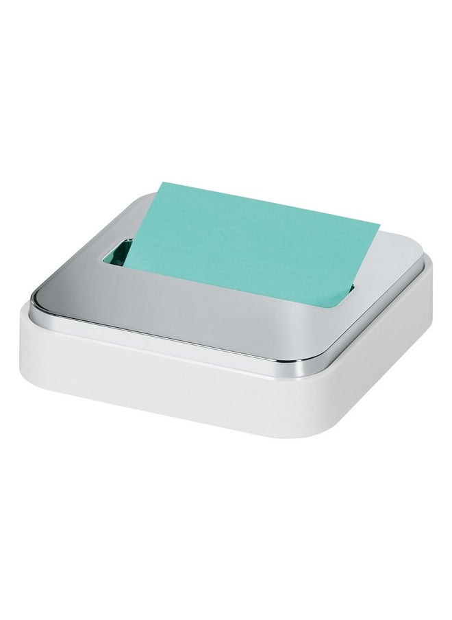 Post-it Note Dispenser for 3 in x 3 in Notes, White Base with Steel Top - pzsku/ZAF8906D8B025A5A7AD70Z/45/_/1736426657/7d218ccc-ace2-4f8d-87df-14e19f3eef78