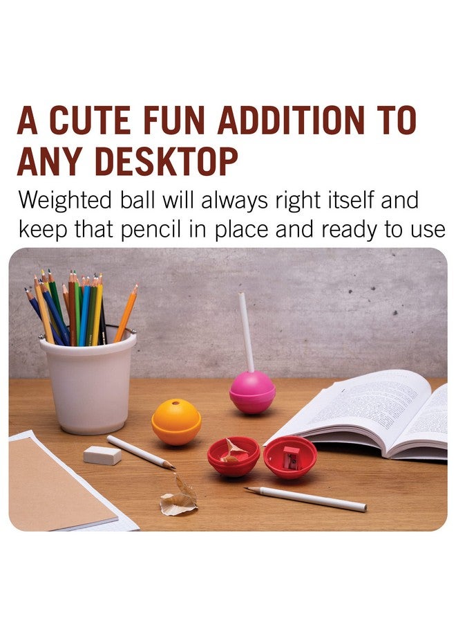 Monkey Business Lollypop Pencil Sharpener For Kids, Fun Manual Pencil Sharpener For Colored Pencils, Cute Pencil Sharpener For Girls And Boys, Student Stationery Supplies, Birthday Gift (Pink) - Image 5