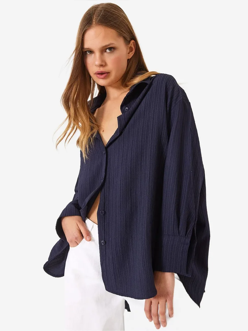 بيانكو لوتشي قميص بوبلين واسع من لوتشي