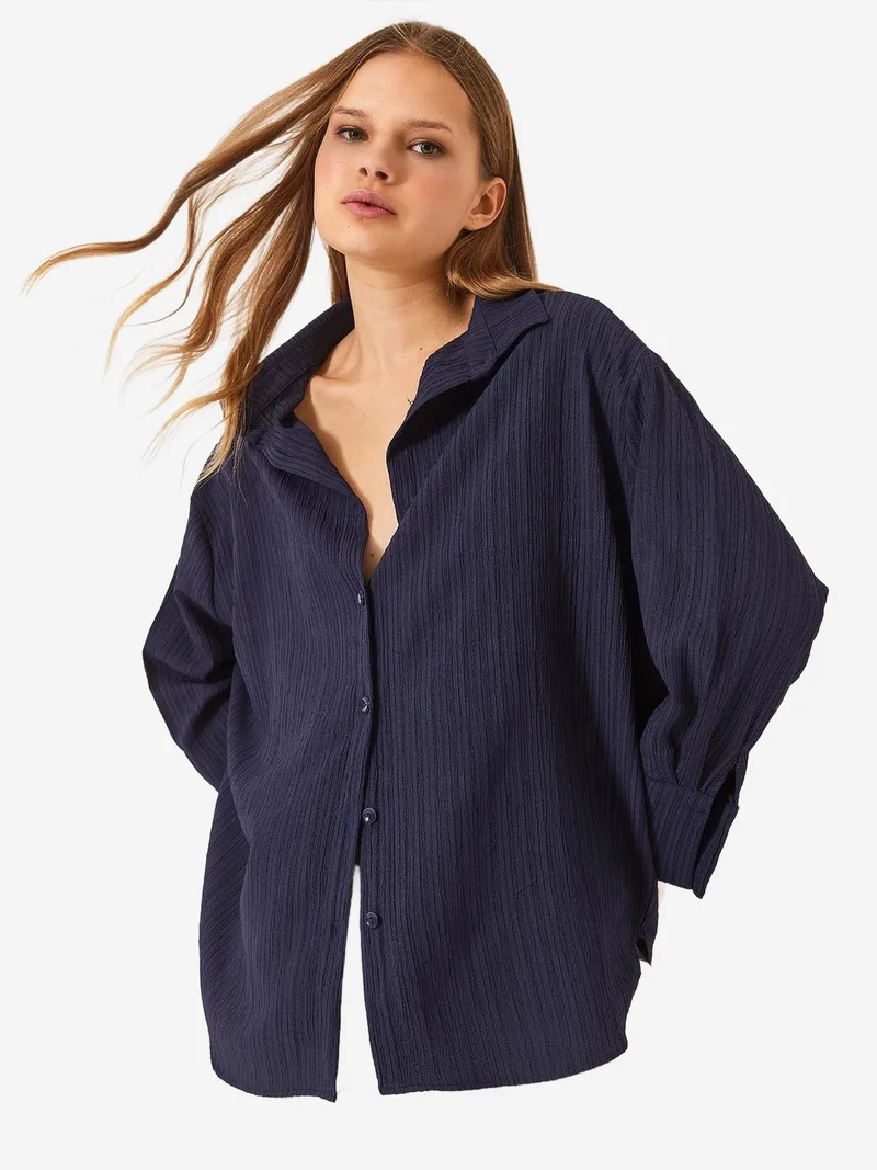 بيانكو لوتشي قميص بوبلين واسع من لوتشي