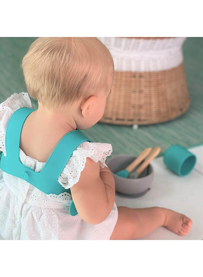 Minikoioi Flexi Baby Bib - Green - Image 4