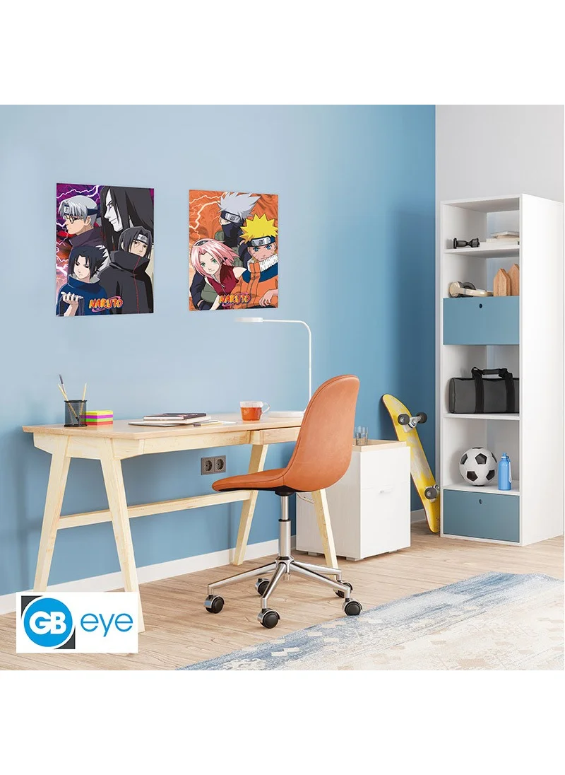 أبيستايل Abystyle NARUTO - Set 2 Posters Chibi 52x38 - Konoha Ninjas & Deserters x4
