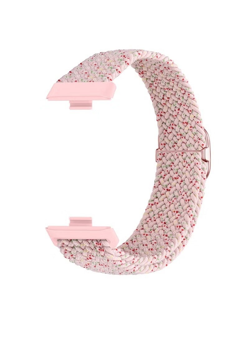 Suitable For Huawei Watch Fit 3 Adjustable Woven Nylon Strap With Metal Buckle, Designed For Wrist Sizes 150mm-185mm - Image 3