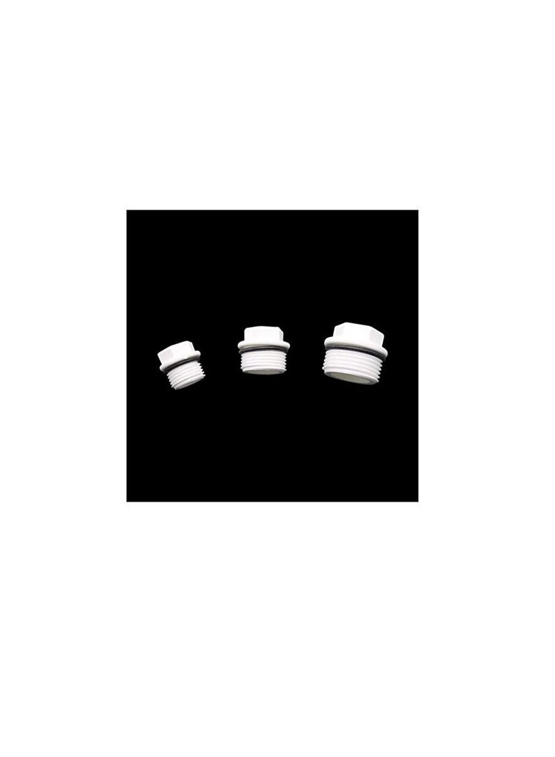 المقابس الملولبة البلاستيكية المقاومة للماء مع حلقة O لصندوق التوصيل والأسلاك الكهربائية - Image 1