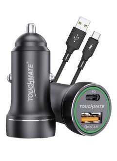 تاتش مت TOUCHMATE 25W PD شاحن سيارة سريع مع كابل من النوع C  - Image 3