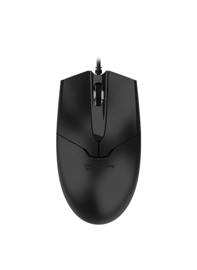 A4TECH A4tech Op-550su Wired Mouse, Quiet, For Laptop And Desktop Computers, Office And Home Use, Portable Mouse, Usb Interface, Black  - Image 2