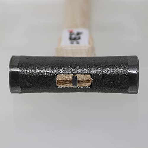 KAKURI Carpenter Hammer GENNO 10.5 oz (300g) Japanese Cypress Wood Handle, Woodworking Hammer Tool for Chisel, Plane, Nail, Heavy Duty Japanese Carbon Steel Square Head Sivler, Made in JAPAN - Image 2