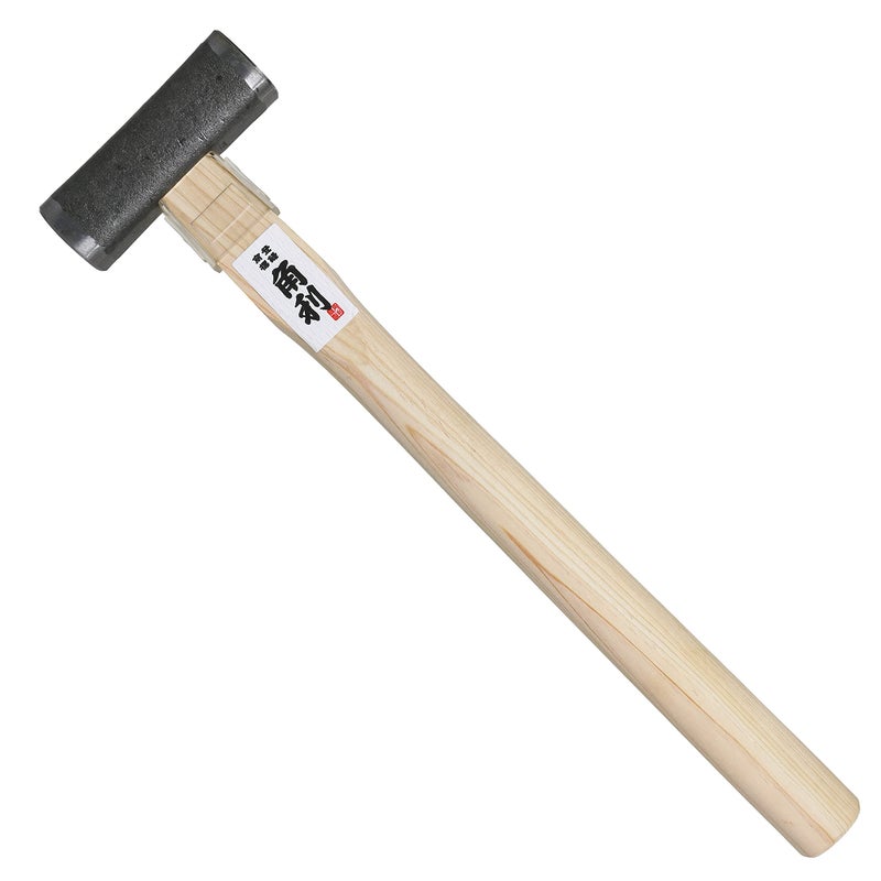 KAKURI Carpenter Hammer GENNO 10.5 oz (300g) Japanese Cypress Wood Handle, Woodworking Hammer Tool for Chisel, Plane, Nail, Heavy Duty Japanese Carbon Steel Square Head Sivler, Made in JAPAN - Image 5