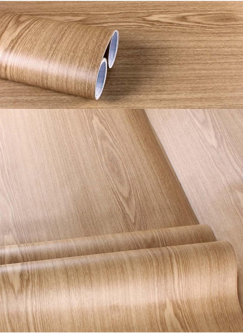 Generic - Wood Grain Design Wallpaper Brown 60x300cm - Image 1