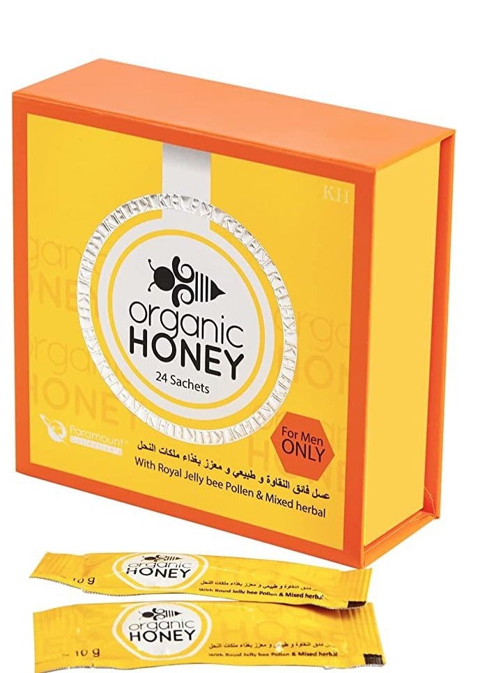 Organic Honey 24pcs Sachets - Image 1