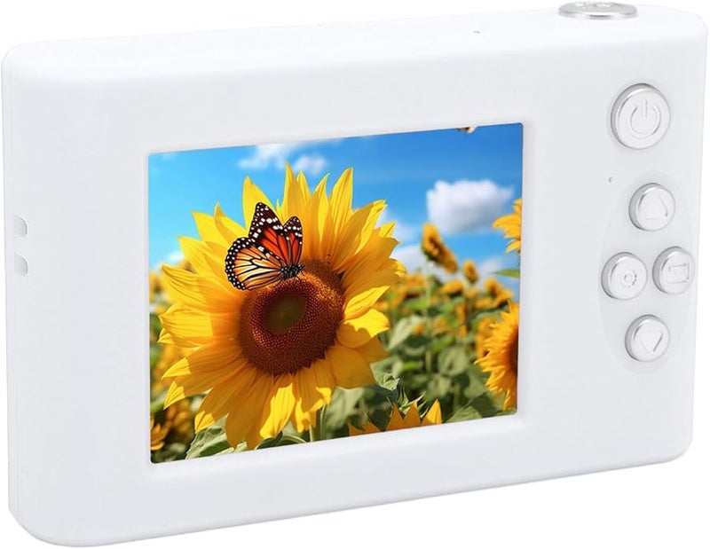 FILFEEL 48MP كاميرا رقمية كلاسيكية بيضاء 8X تكبير مقاومة للاهتزاز تركيز تلقائي كاميرا مدمجة للسيلفي - Image 3