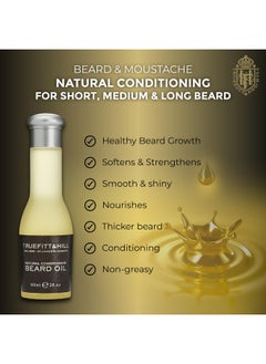 Truefitt & Hill Truefitt & Hill Gentleman's Natural Conditioning Beard Oil 60ML | Beard Care & Nourishment Oil | Suitable For All Beard Types  - Image 2