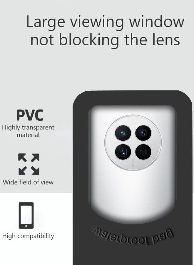 Waterproof Phone Pouch TPU Waterproof Phone Case Bag with Adjustable Neck Lanyard Universal Underwater Cell Phone Dry Bag Compatible with Most 7.2" Cell Phone  for Beach Swimming Black Protective Case - Image 3