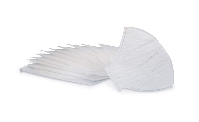Honeywell Safety Light Gray Dual Layer Face Cover with 8 Replaceable Filters, Size M/L (RWS-50107) - Image 4