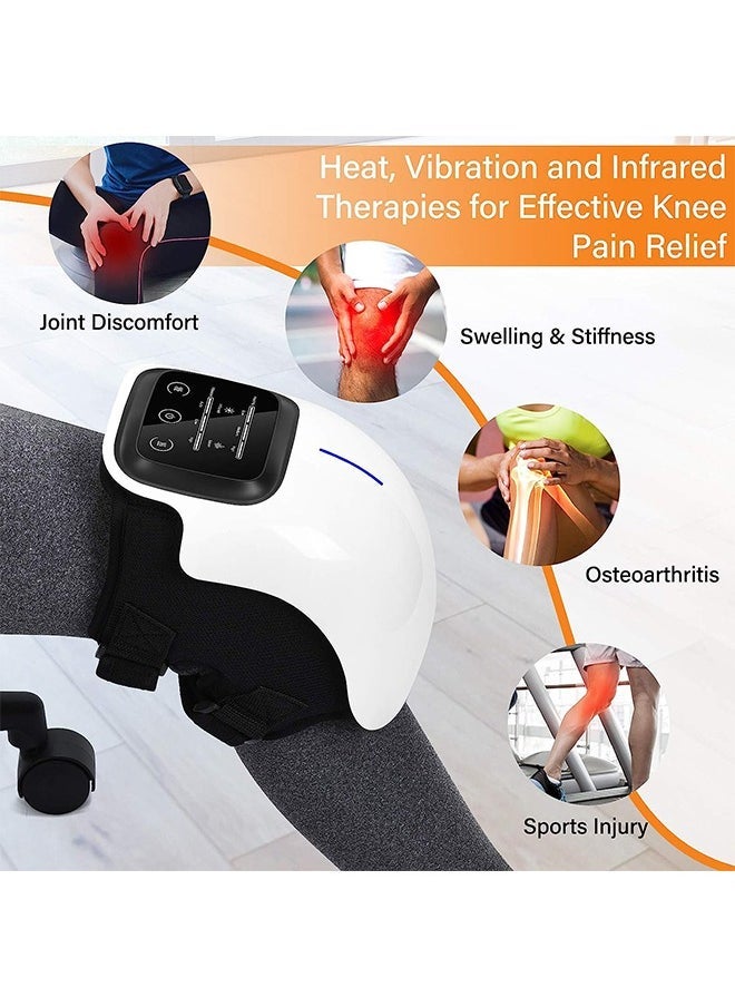Arabest Cordless Knee Massager with Extra Long Strap, Powerful Battery Based Infrared Deep Heat Knee Joint Pain Relief for Swelling Stiff Joints, Stretched Ligament and Muscles Injuries  - Image 3