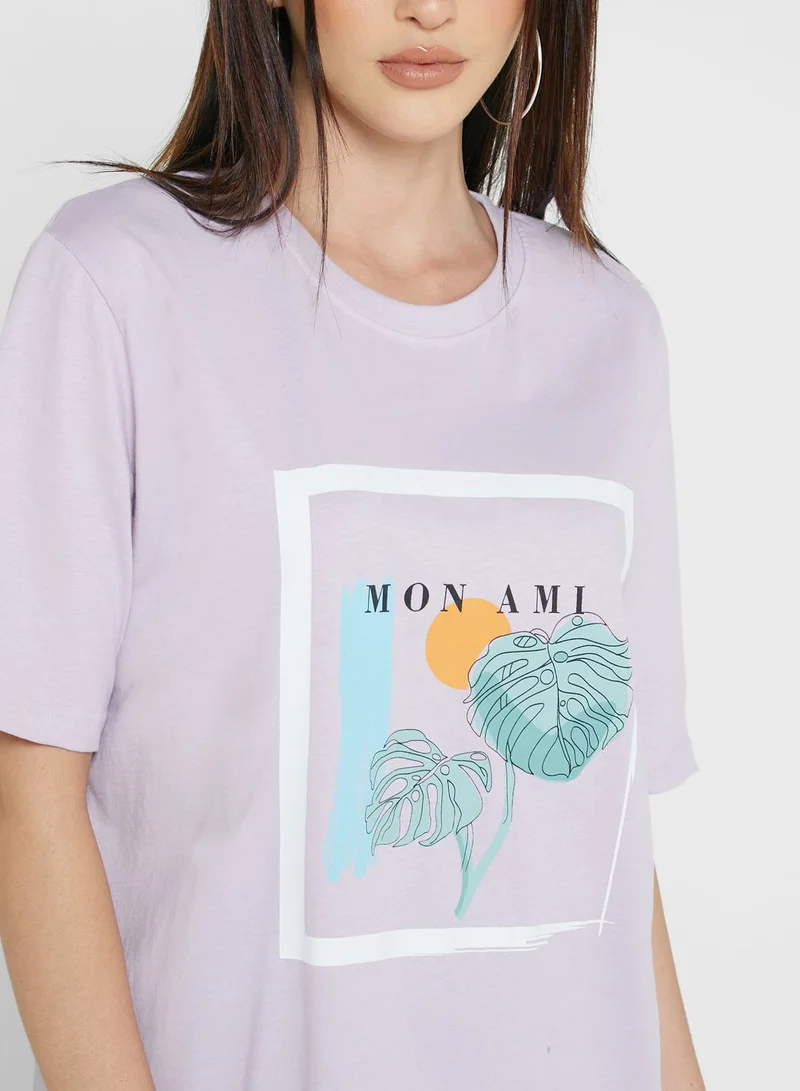 Ginger Oversized Graphic T-Shirt
