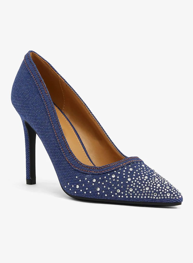 Anne Michelle High Heeled Pointed Pump