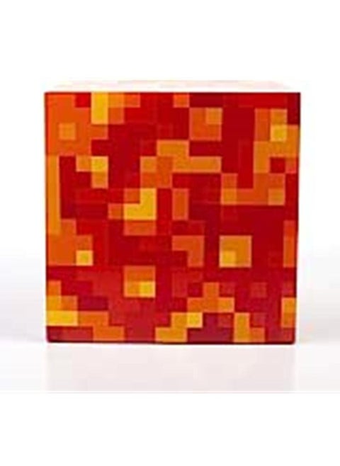 Minecraft Lava Block LED Mood Light Lamp Mood Lighting USB  | Collectible Mood Lamp | White Mood Light LED Lava Block | 3 Inches Tall