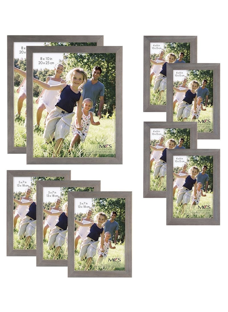 MCS MCS Gallery Wood 9-Piece Frame Set  Grey (65617)  - Image 1