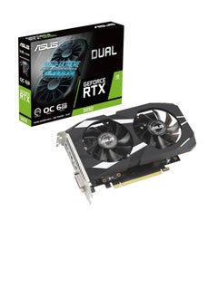 Dual NVIDIA GeForce RTX 3050 6GB OC Edition Gaming Graphics Card - PCIe 4.0, 6GB GDDR6 Memory, HDMI 2.1, DisplayPort 1.4a, 2-Slot Design, Axial-tech Fan Design, 0dB Technology, Steel Bracket - pzsku/ZAF89ED54C8E582141A86Z/45/_/1725812275/b6064c5c-4195-4b94-8f04-55f304559b1a