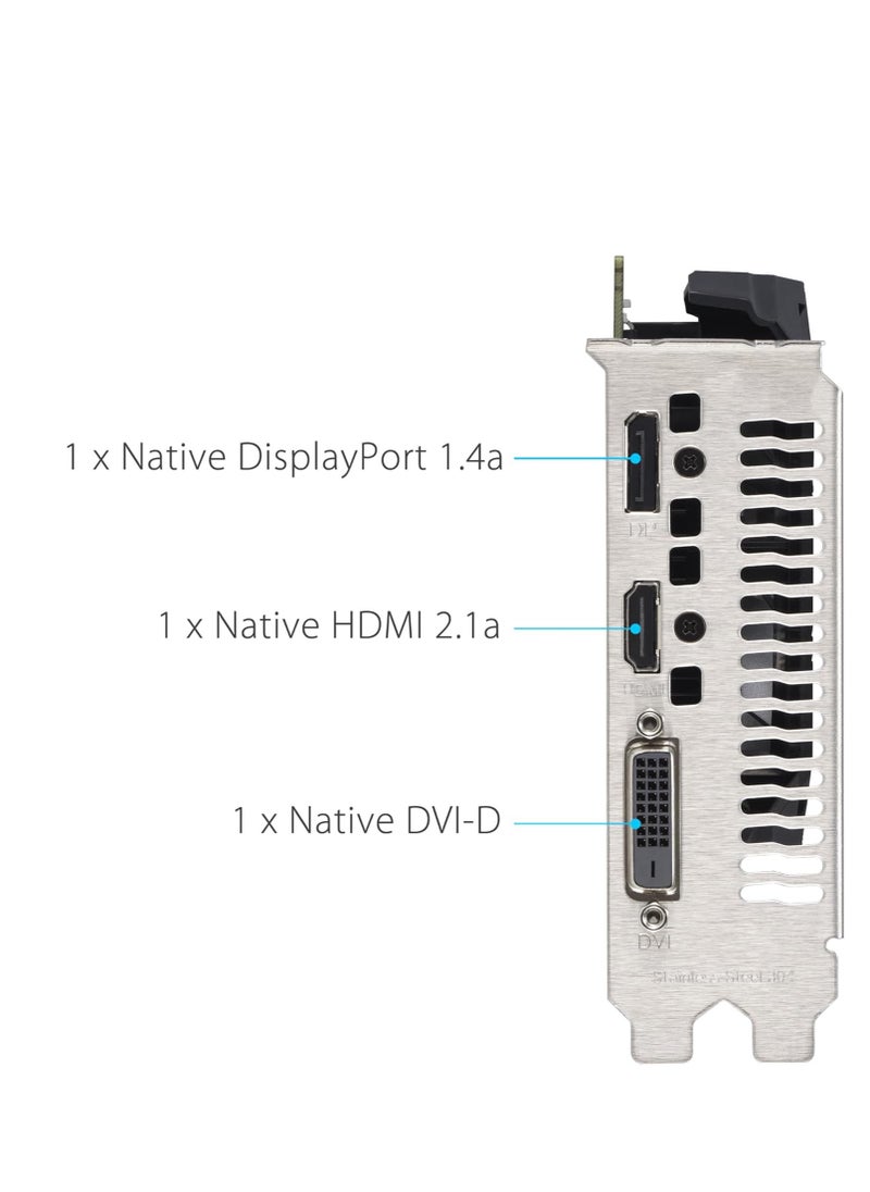 Generic - Dual NVIDIA GeForce RTX 3050 6GB OC Edition Gaming Graphics Card - PCIe 4.0, 6GB GDDR6 Memory, HDMI 2.1, DisplayPort 1.4a, 2-Slot Design, Axial-tech Fan Design, 0dB Technology, Steel Bracket - Image 1