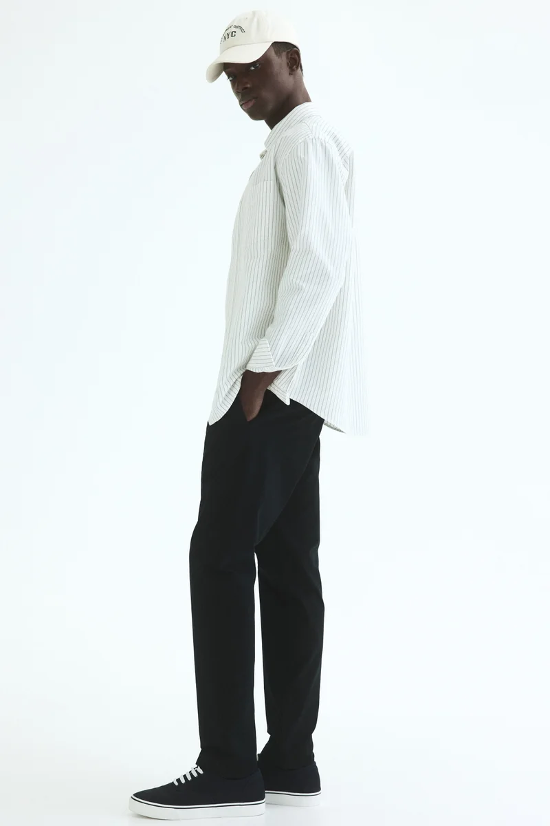 H&M  Slim Fit Cotton chinos for Men | Best Price UAE