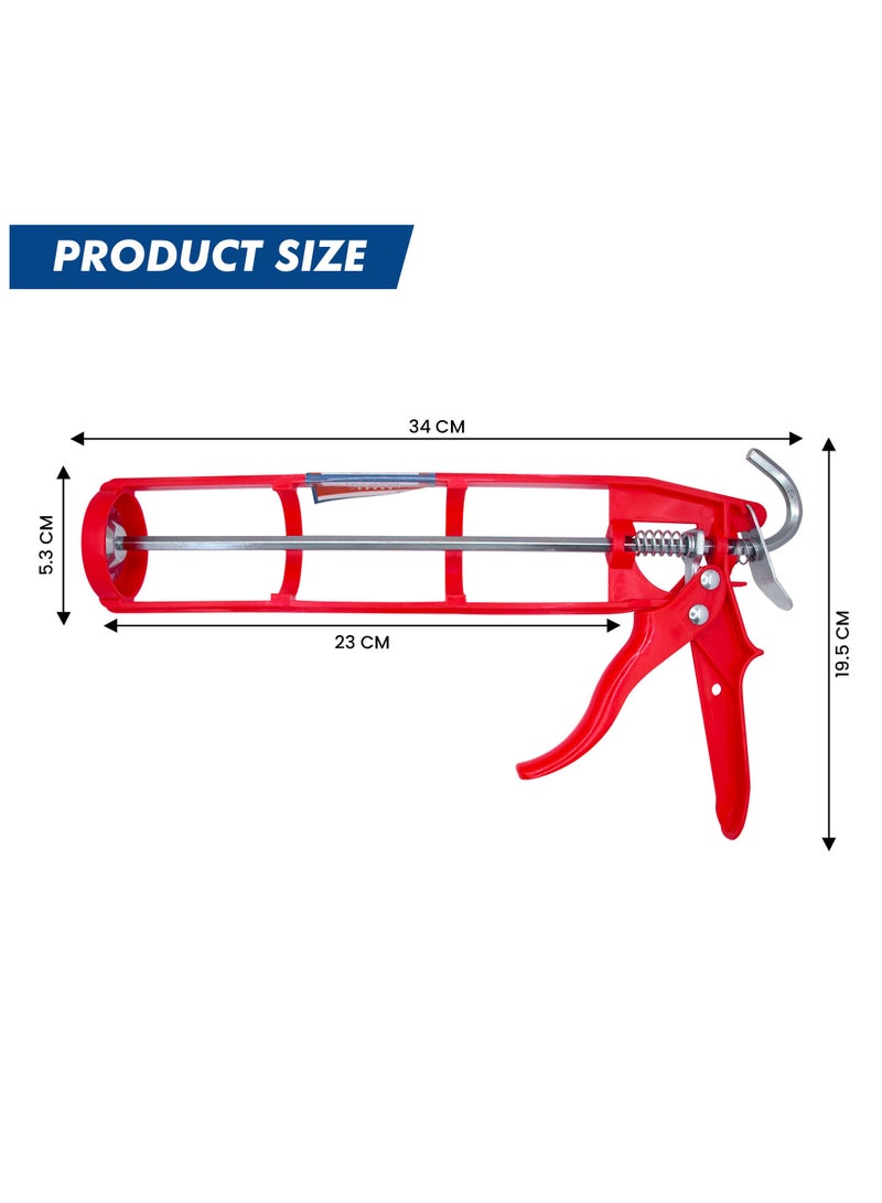 درافل مسدس غراء السيليكون من Duravel PVC ذو بنية متينة وتصميم سهل الاستخدام وقبضة مريحة - Image 4