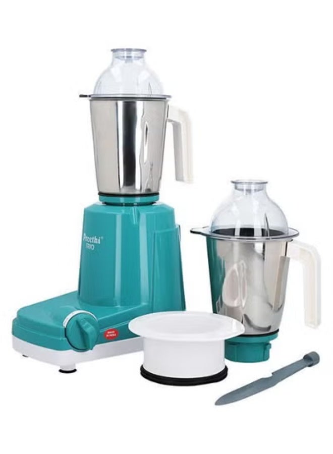 Preethi Trio Mixer Grinder with Stainless Steel Jars & Blades 750.0 W PREETHI-MG-182/08 Green/White - Image 1